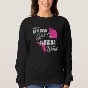 Sudadera Funny Utah Sólo Un Chica Utah En Florida