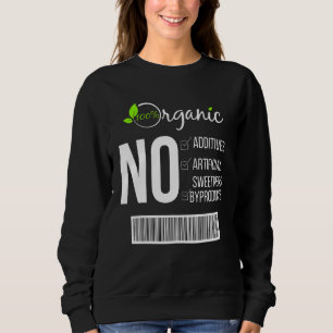 Sudadera Funny Vegan Tee 100 Organic Plant Base Design