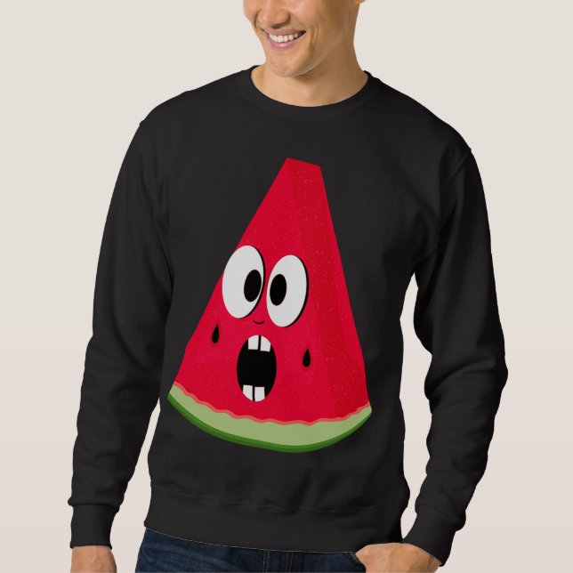 Sudadera Funny Watermelon Tropical Fruits Summer Camp Lover (Anverso)