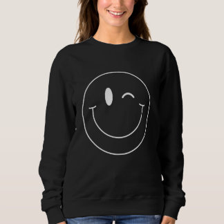 Sudadera Funny Winking Happy Smiling Smile Face Shirt Men W
