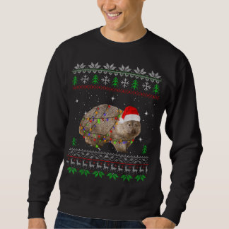 Sudadera Funny Wombat Santa Navidades enciende regalo de Pa