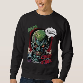 Sudadera Funny Zombie Personalizada Name Tee Guay Comic boo