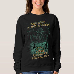Sudadera Funny Zombies Halloween Disk Golf Gear Para Hombre