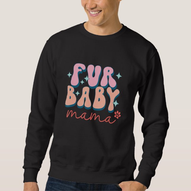 Sudadera Fur Baby, Dog Design, Puppy Mom Quote and Saying G (Anverso)