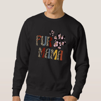 Sudadera Fur mama leopard prints gif , Fur mama tee 1