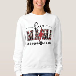 Sudadera Fur Mama Plaid
