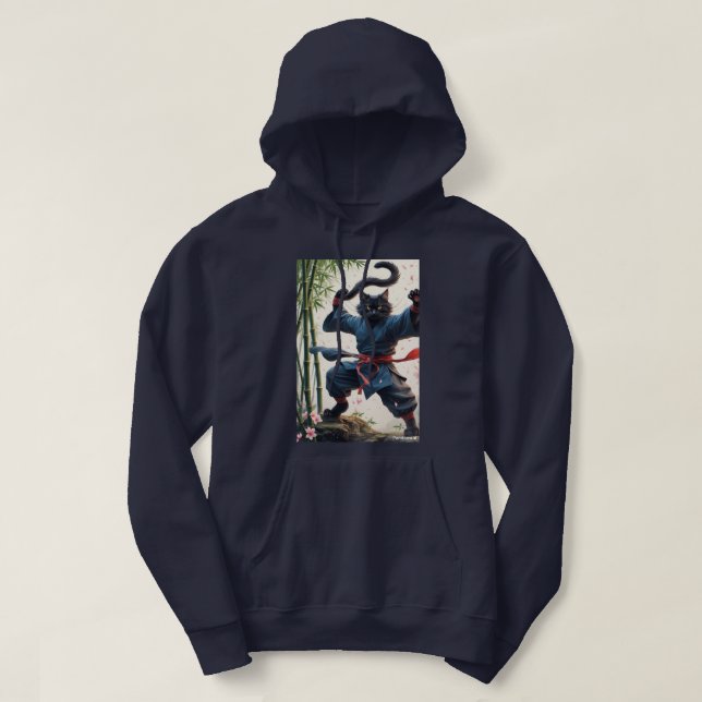 Sudadera Furia felina: El maestro Kung Fu" (Diseño del anverso)