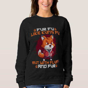 Sudadera Furry Fandom Fursona Zorro Fu Fu Como Kung Fu Pero