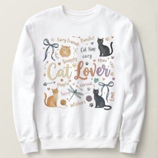 Sudadera Furry Friends Snuggly Purrfect Cozy Cat Lover Gift