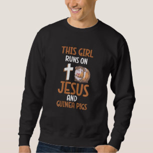 Sudadera Furry Potato Este Chica Corre Sobre Jesús Y Guinea
