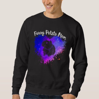 Sudadera Furry Potato Mom Guinea Pig Mom Cute Cavy Mama Mot