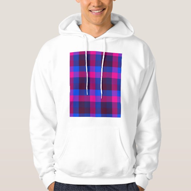 Sudadera Fusión de mosaico de neón (Anverso)