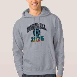 Sudadera Fútbol 2026 Tipografía Deportiva Negrita Diseño