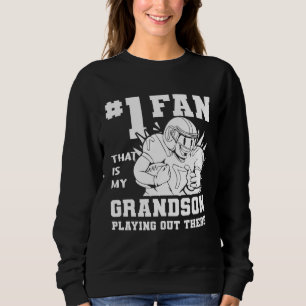 Sudadera Fútbol Americano Abuelo Futbolista Fútbol