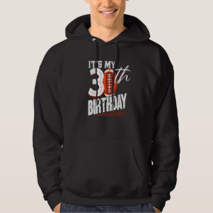 Sudadera Fútbol americano de 30 años de antigüedad con 30 a