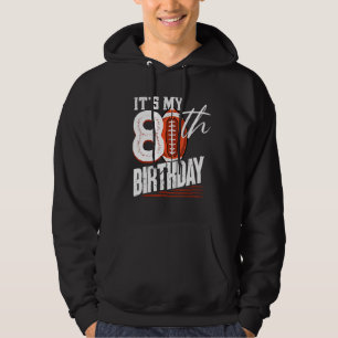 Sudadera Fútbol americano de 80 años de antigüedad 80.º nac