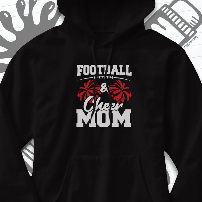 Sudadera Fútbol anima a la escuela secundaria Mom (Subido por el creador)