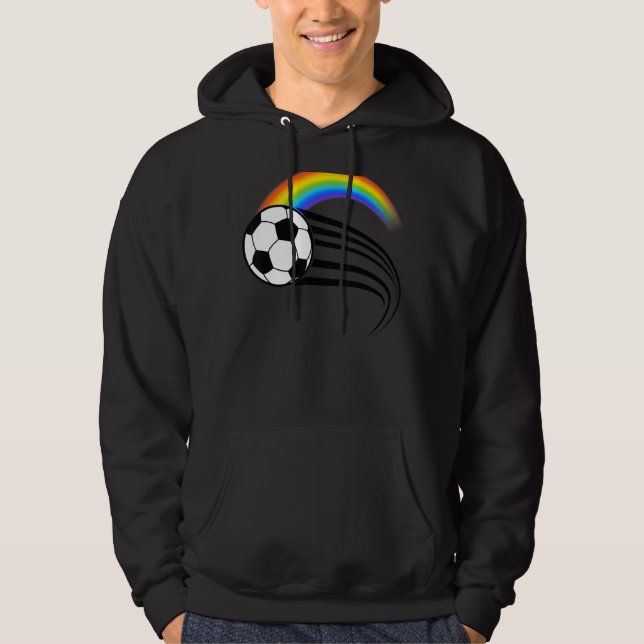 Sudadera Fútbol arco iris (Anverso)