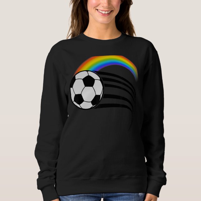 Sudadera Fútbol arco iris (Anverso)