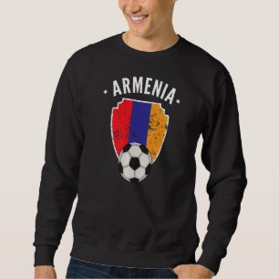 Sudadera Fútbol Armenia Bandera Fútbol Orgullo Armenio