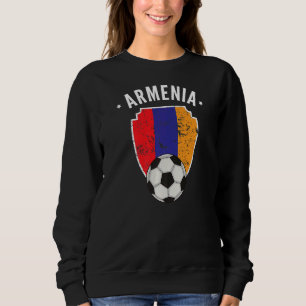 Sudadera Fútbol Armenia Bandera Fútbol Orgullo Armenio