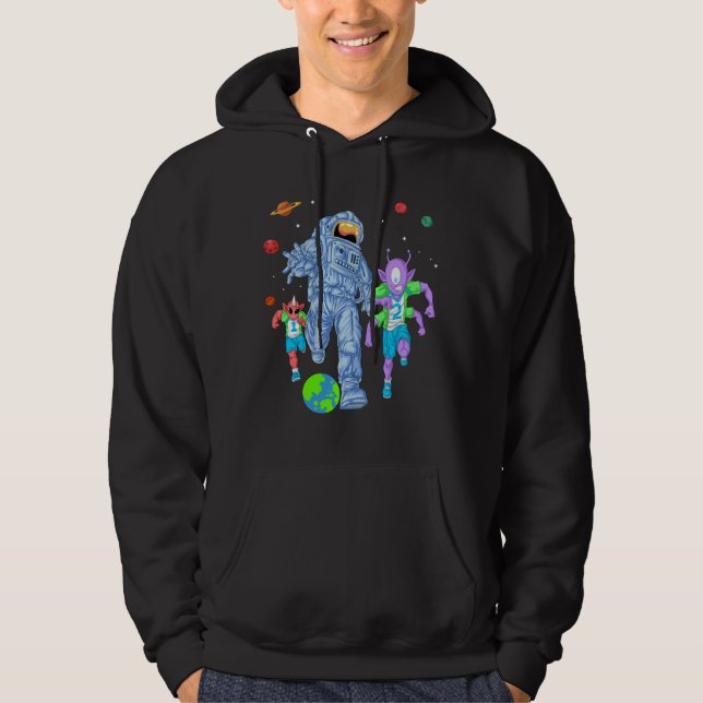 Sudadera Fútbol astronauta (Anverso)