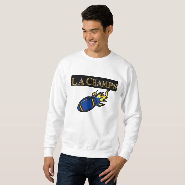 SUDADERA FÚTBOL AZUL Y AMARILLO (Anverso completo)