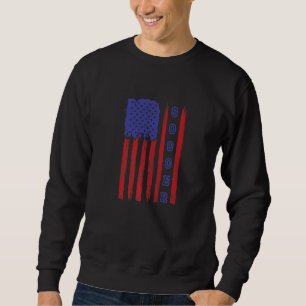 Sudadera Fútbol Bandera Americana