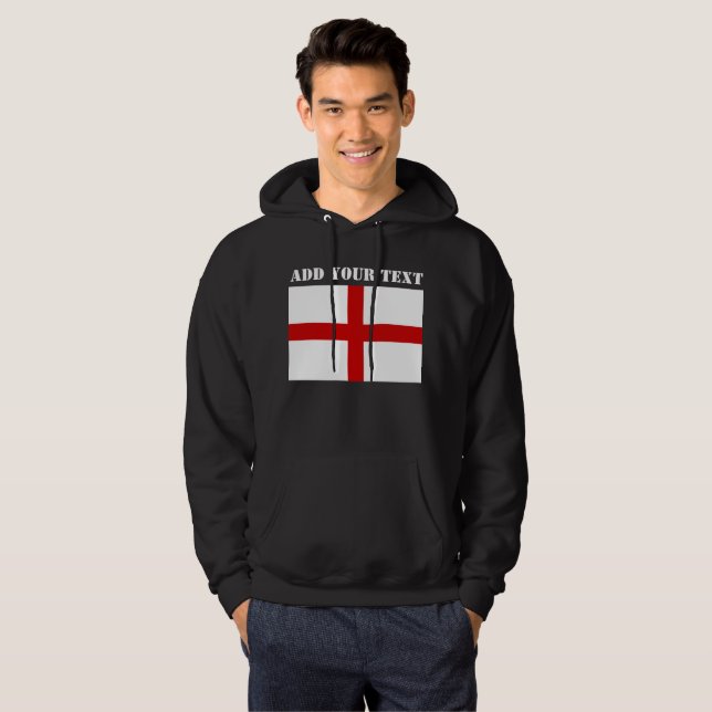 Sudadera Fútbol Bandera de Inglaterra Reino Unido (Anverso completo)