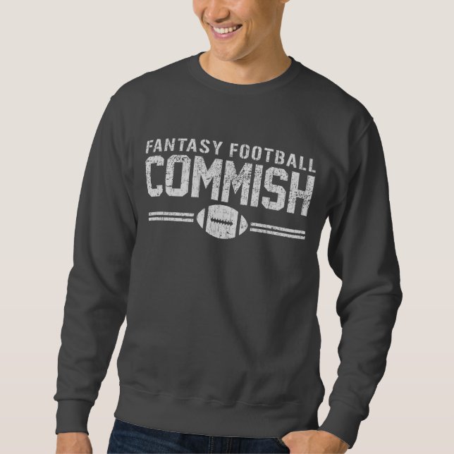 Sudadera Fútbol Commish de la fantasía (Anverso)