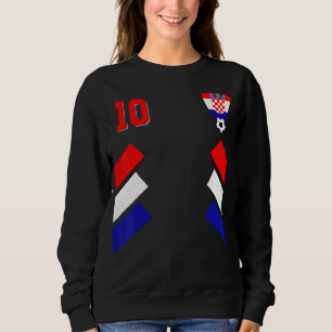 Sudadera Fútbol Croacia Croacia Retro10