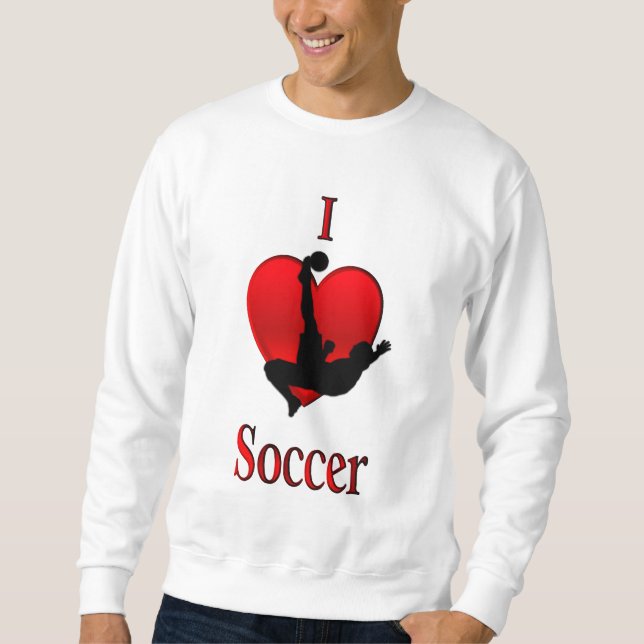 Sudadera Fútbol de corazón (Anverso)