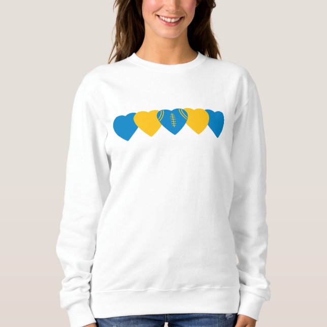 Sudadera Fútbol de los cargadores de Los Ángeles (Anverso)