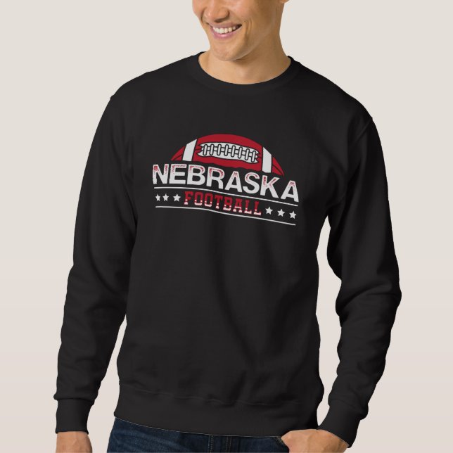 Sudadera Fútbol de Nebraska (Anverso)