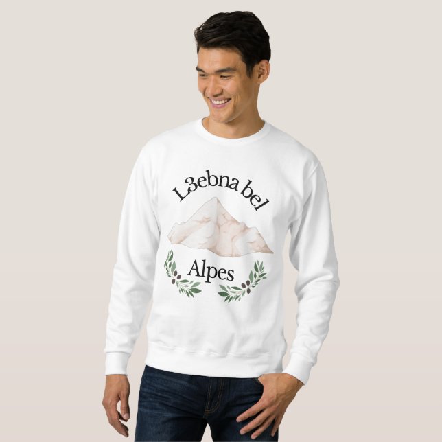 Sudadera Fútbol divertido L3ebna bel Alpes (Anverso completo)