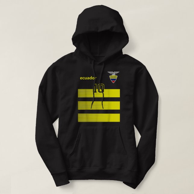 Sudadera Fútbol Ecuador ecuatoriano a 10 jers (Diseño del anverso)