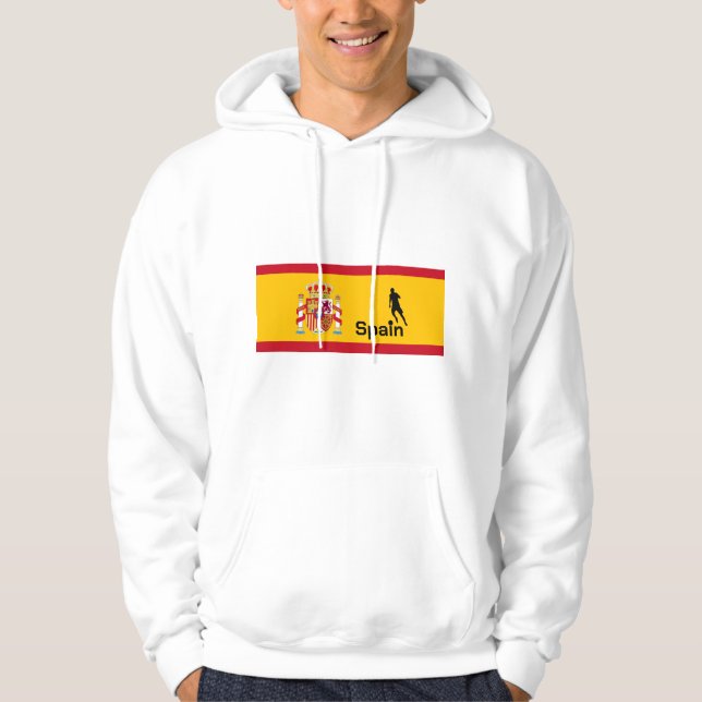 Sudadera Fútbol en España, personalizable (Anverso)