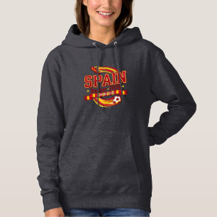 Sudadera Fútbol España 2026 Fútbol Negrita País Tipografía