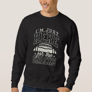 Sudadera Fútbol Fantasía Solo Estoy Aquí Por Las Galletas C