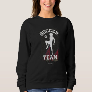 Sudadera Fútbol femenino bandera de Nepal Chicas de fútbol