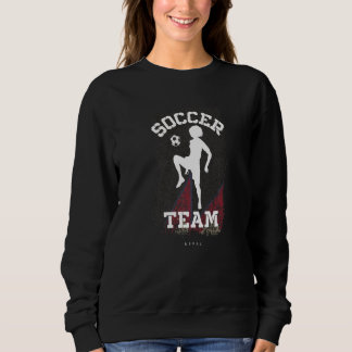 Sudadera Fútbol femenino bandera de Nepal Chicas de fútbol