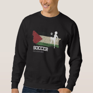 Sudadera Fútbol femenino bandera palestina Chicas