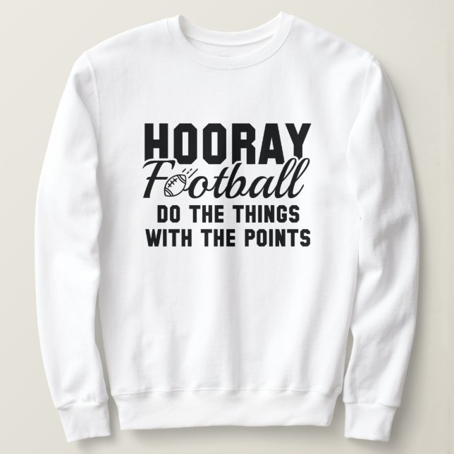 Sudadera Fútbol Hooray (Anverso del diseño)