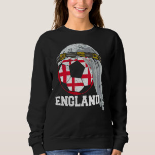 Sudadera Fútbol INGLATERRA 2022: Bandera alegre pelota árab