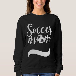 Sudadera Fútbol Mamá Familia Jugador de partidos Feliz Moth