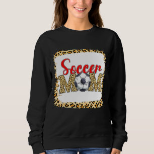 Sudadera Fútbol Mamá leopardo Sport Ball Día 1 de la madre