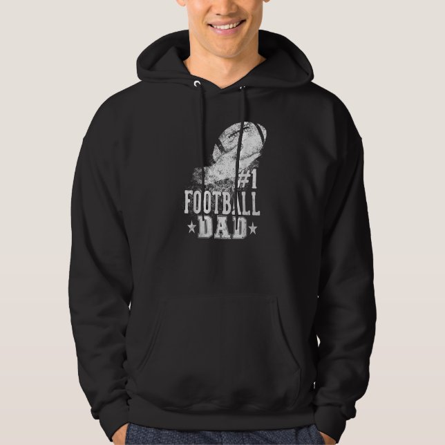 Sudadera Fútbol masculino 1 papá para el día del padre (Anverso)