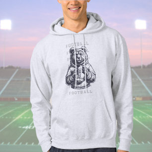 Sudadera Futbol Personalizado Oso Moderno 