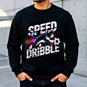 Sudadera Fútbol Retro de Gatos - Regalo de Cumpleaños para
