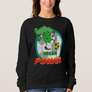 Sudadera Fútbol vegetal vegetariano Broccoli Fútbol Vegan